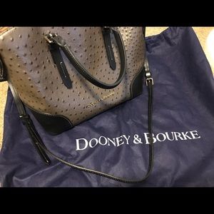 Dooney and Bourke Ostrich Domed Satchel